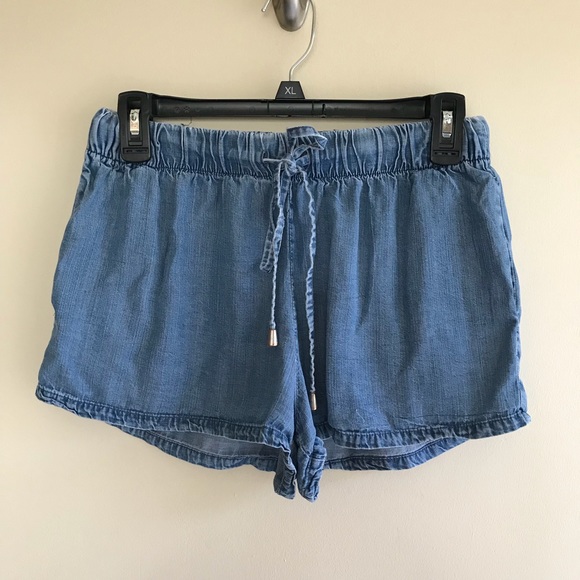 Flowy jean shorts Clearance